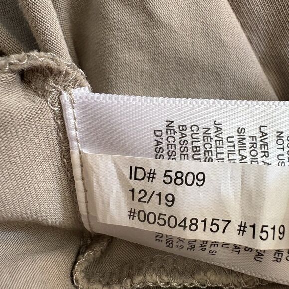 Express Mens Moisture Wicking Short Sleeve Polo Size Medium Beige Stretch Casual - Picture 4 of 7